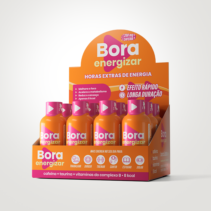 Engradado Energético Bora Energizar -  12 unidades