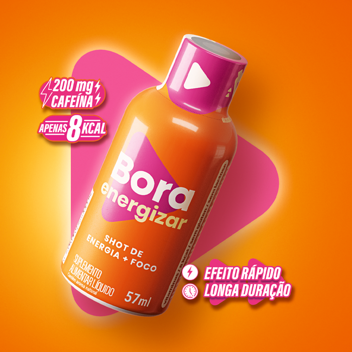 Engradado Energético Bora Energizar -  12 unidades